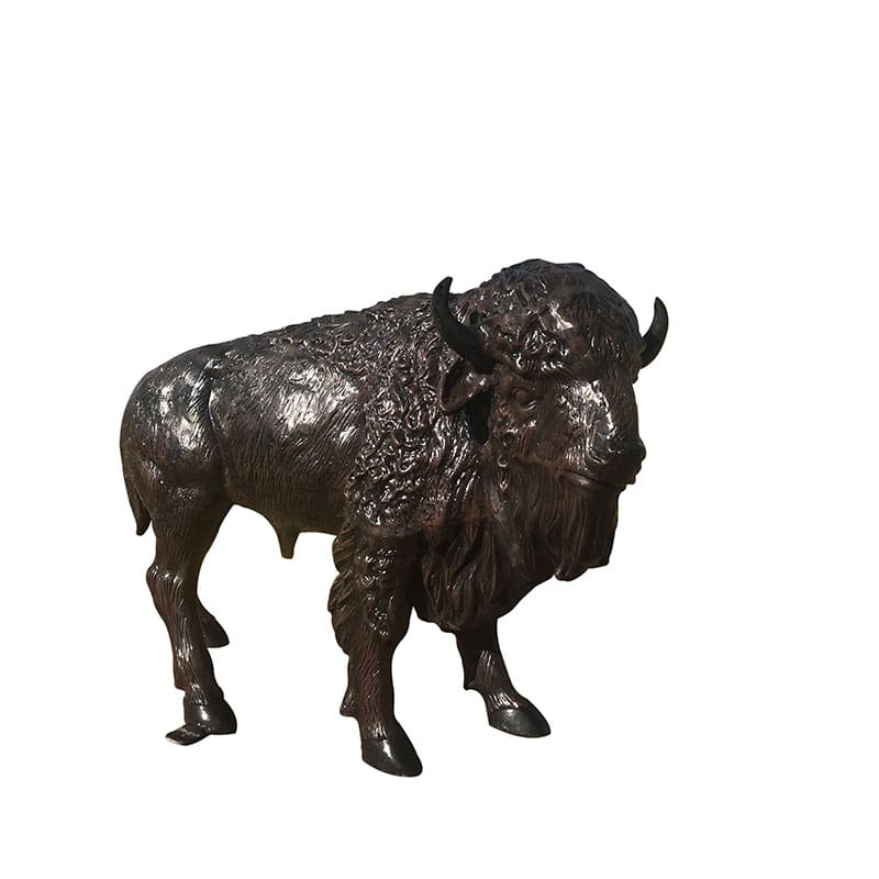 Buffalo Calf Aluminum Garden Statue Aluminum Sculptures